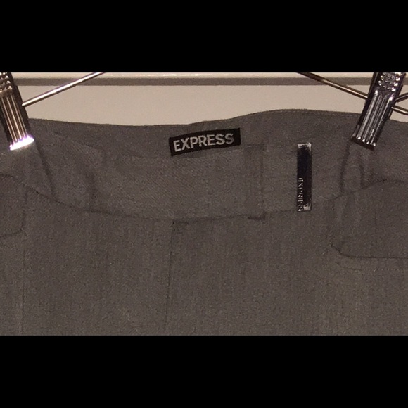 Express grey columnist style pants - Picture 4 of 4